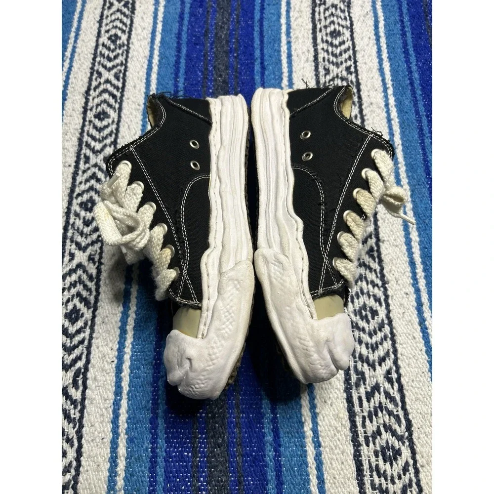 Maison Mihara Yasuhiro Original Sole Low Top Sneakers Black Size EU 44